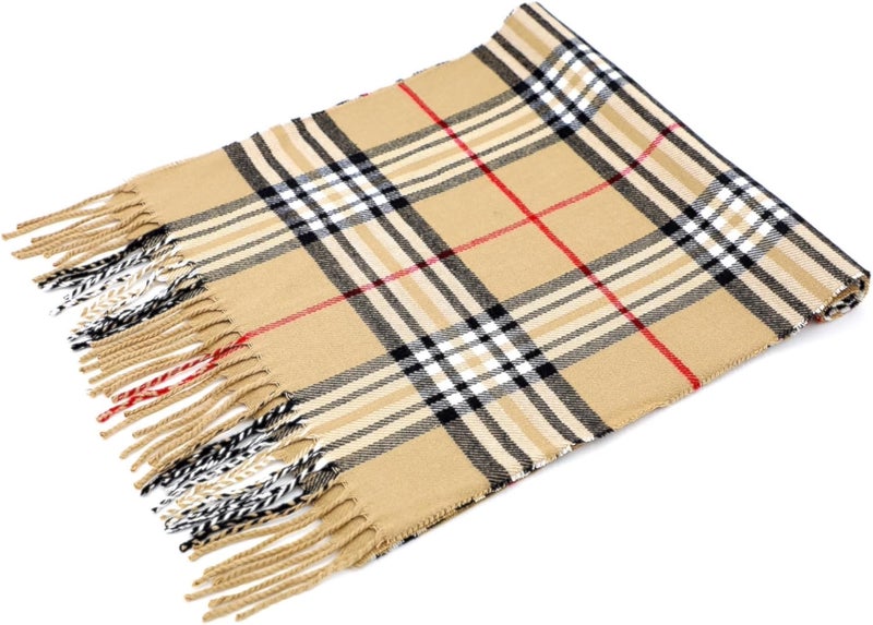 Achillea Cashmere Feel Tartan Plaid Scarf - Classic Winter Scarf for Men & Women, Scottish Heritage Holiday Gift - Image 4